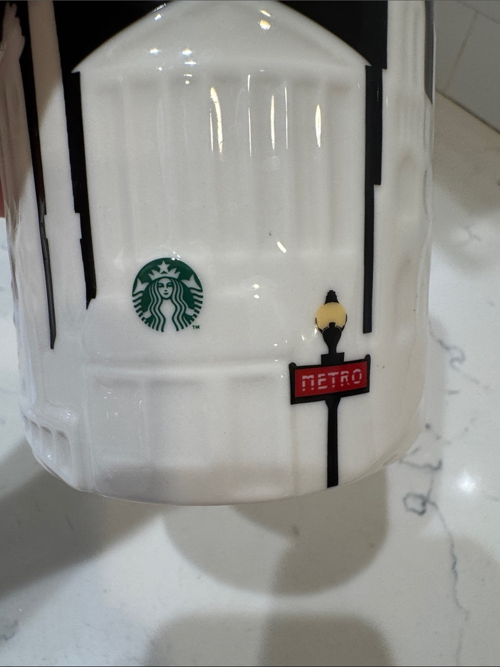 Starbucks Paris Skyline Mug - Black and White 16oz - Picture 10 of 12